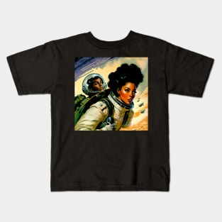 SCI-FI retro SPACE Odyssey Kids T-Shirt